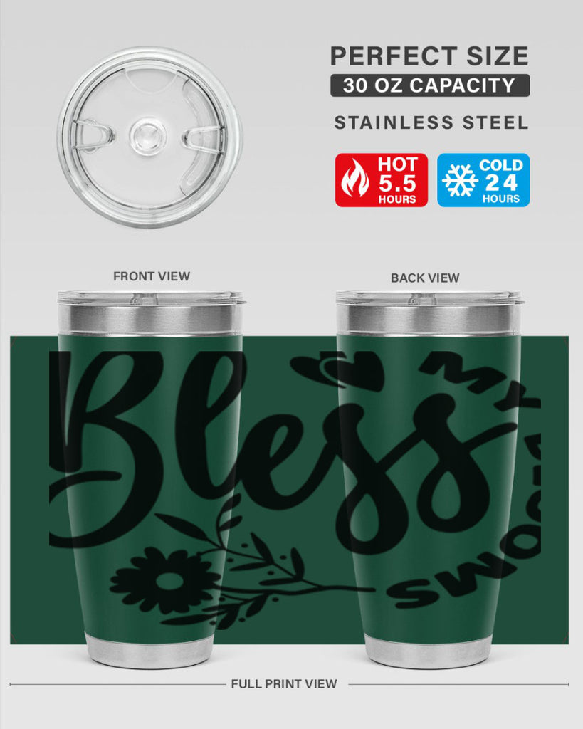 Bless My Blooms47#- spring- Tumbler