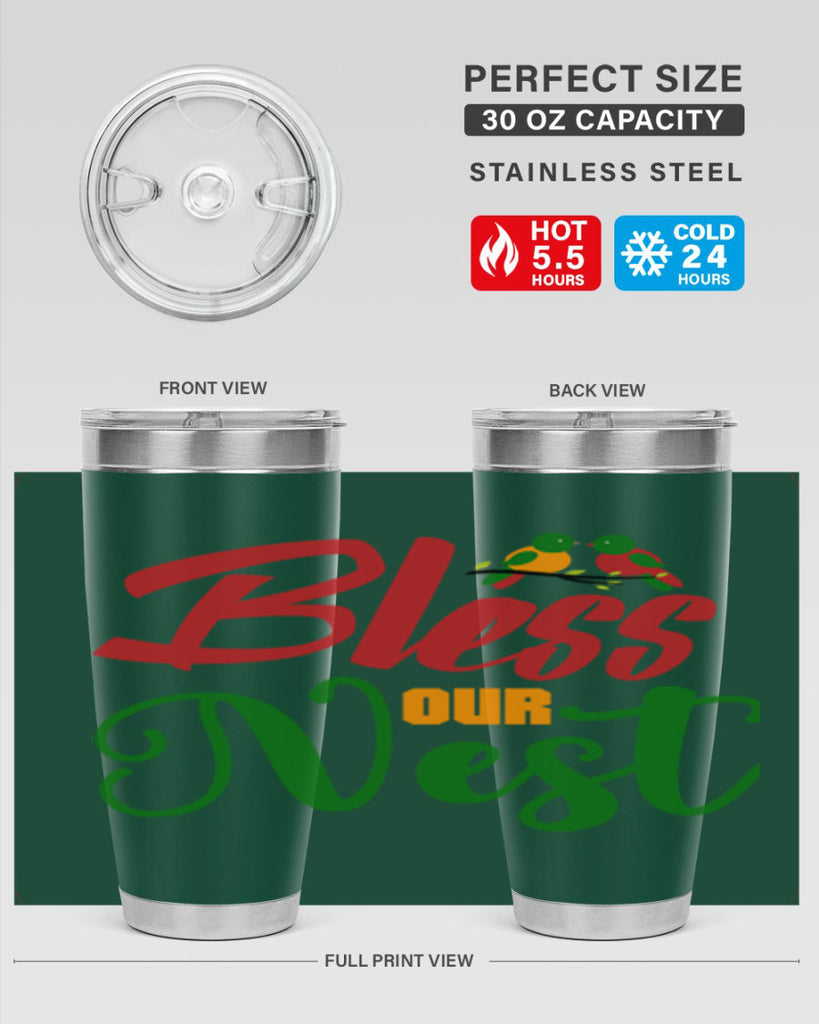 Bless Our Nest 67#- spring- Tumbler