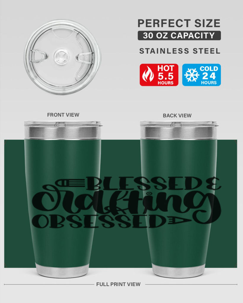 Blessed Crafting Obsessed 47#- crafting- Tumbler