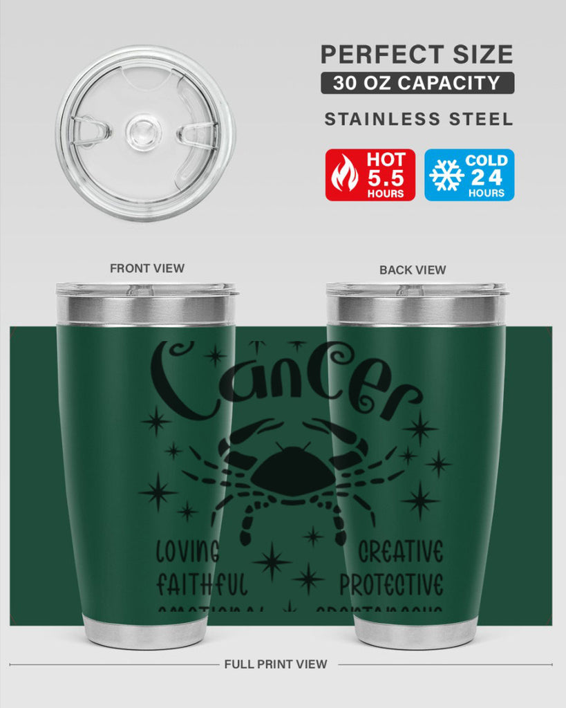 Cancer 144#- zodiac- Tumbler