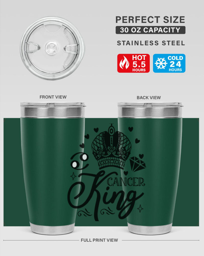 Cancer king 158#- zodiac- Tumbler