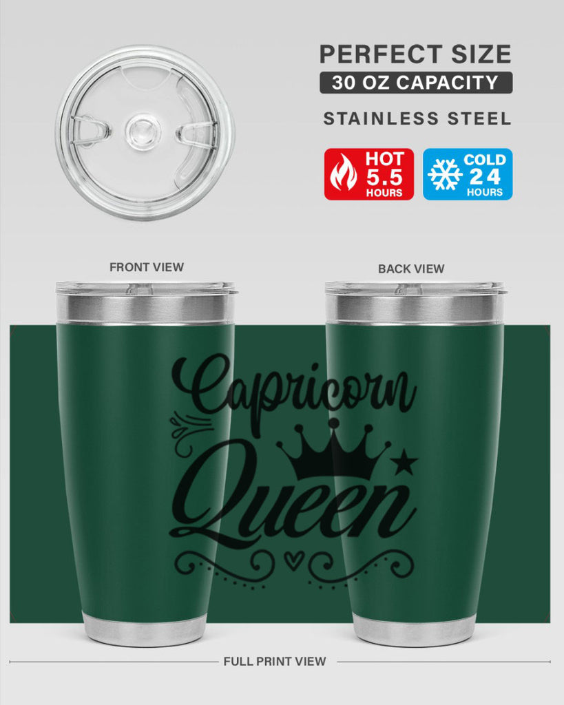 Capricorn queen 196#- zodiac- Tumbler