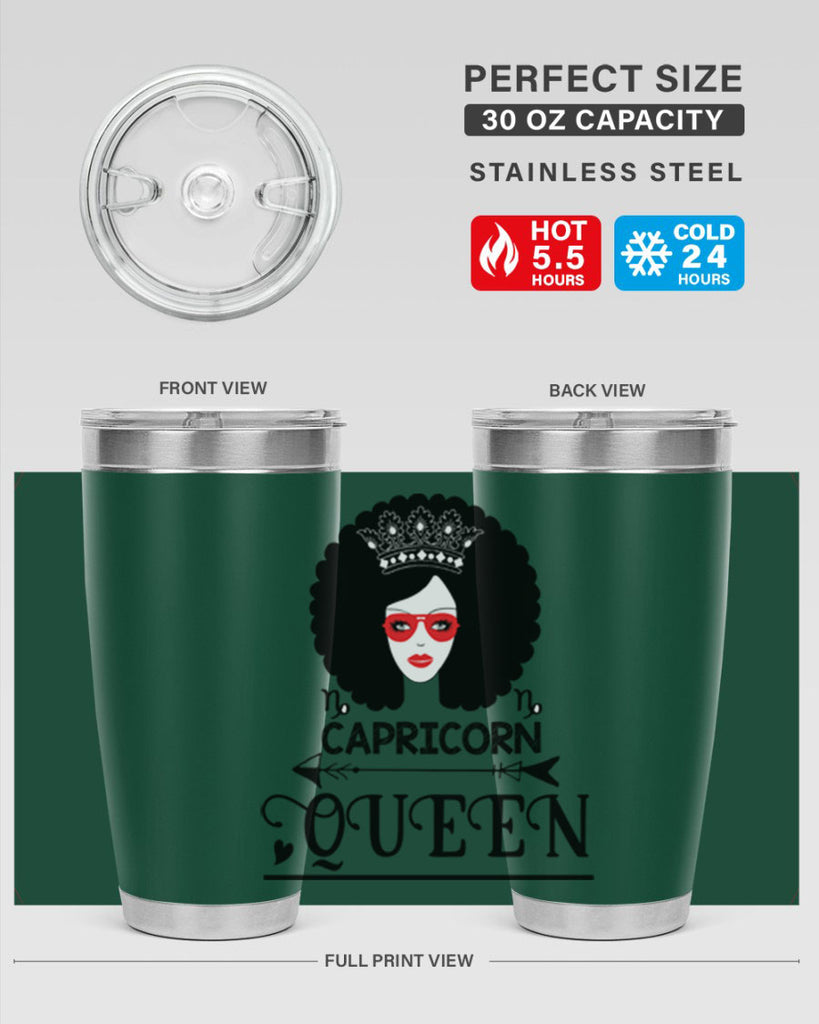 Capricorn queen 197#- zodiac- Tumbler