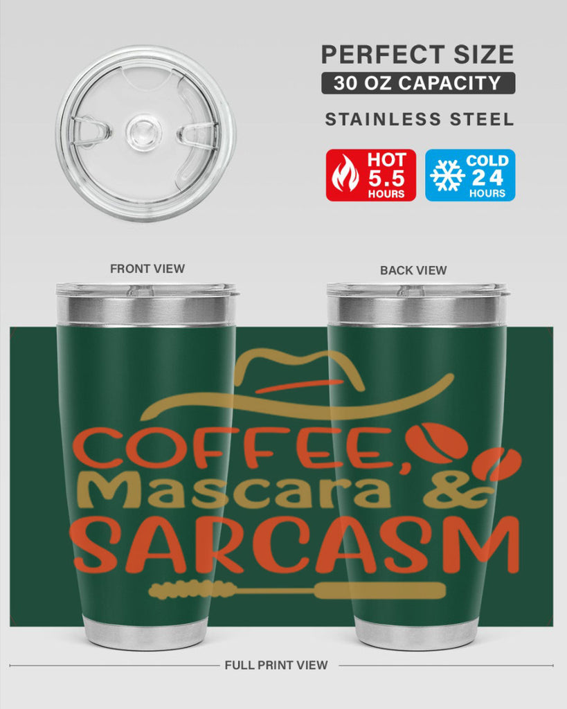 Coffee Mascara Sarcasm 21#- fashion- Cotton Tank