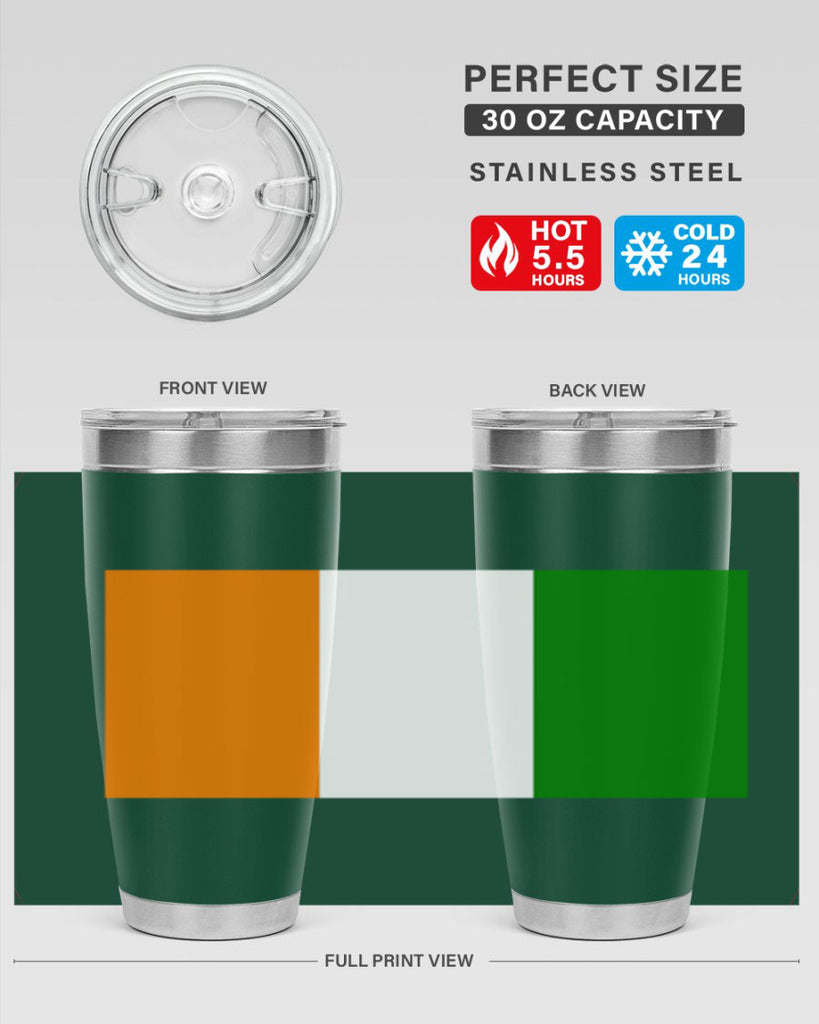 Cote dIvoire 156#- world flags- Tumbler