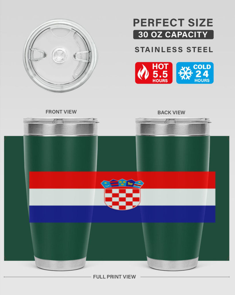Croatia 155#- world flags- Tumbler