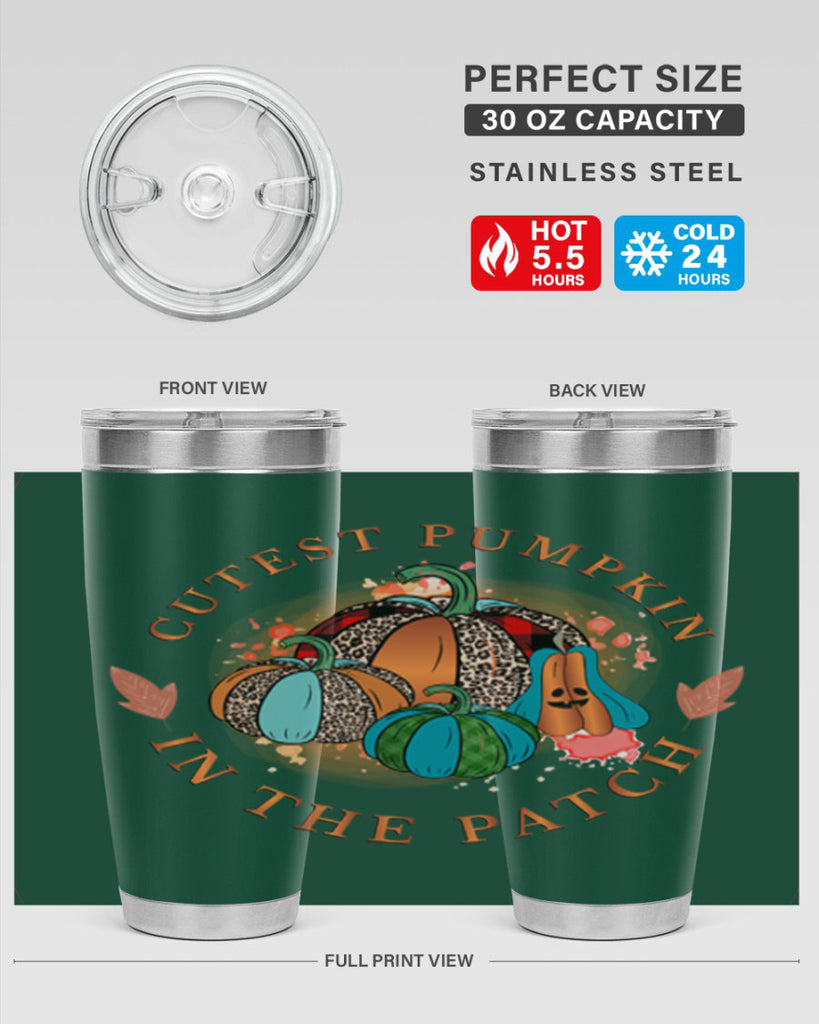 Cutest Pumpkin in the Patch 65#- fall- Tumbler