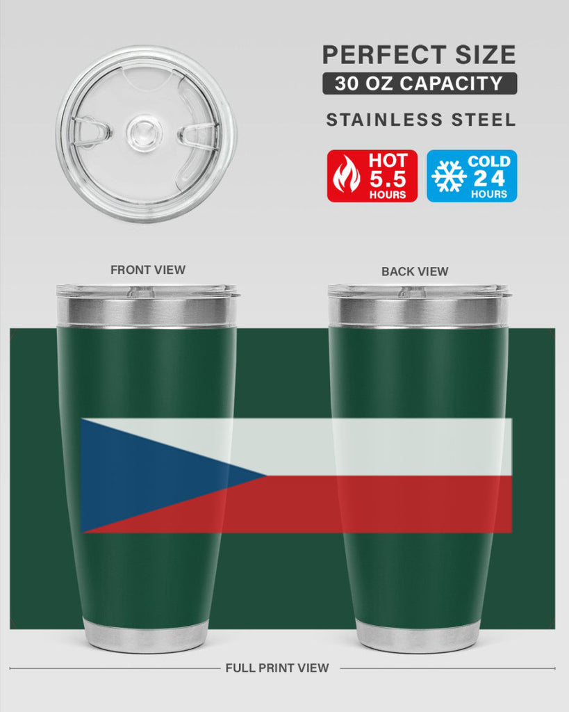 Czechia 152#- world flags- Tumbler