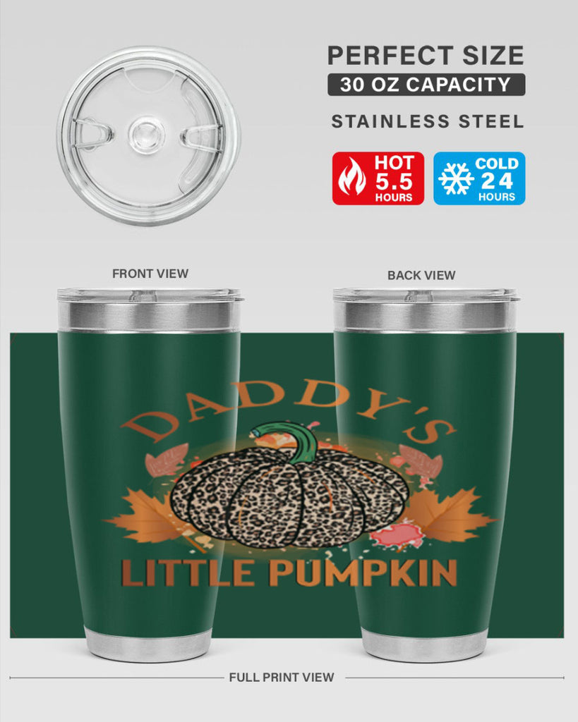 Daddys Little Pumpkin 67#- fall- Tumbler