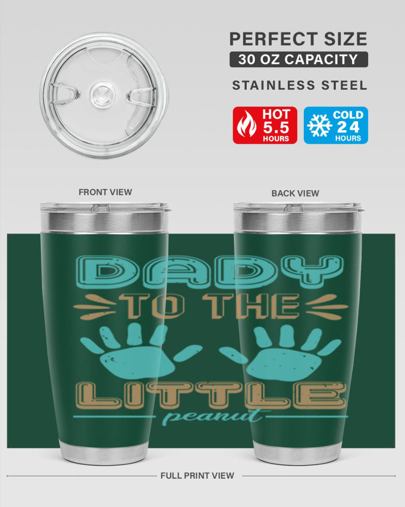 Dady to the little peanut Style 43#- baby shower- tumbler