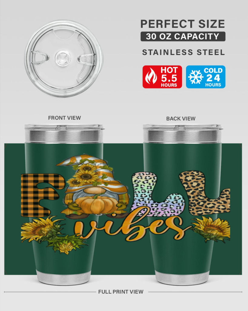 FallVibesFallGnome 164#- fall- Tumbler