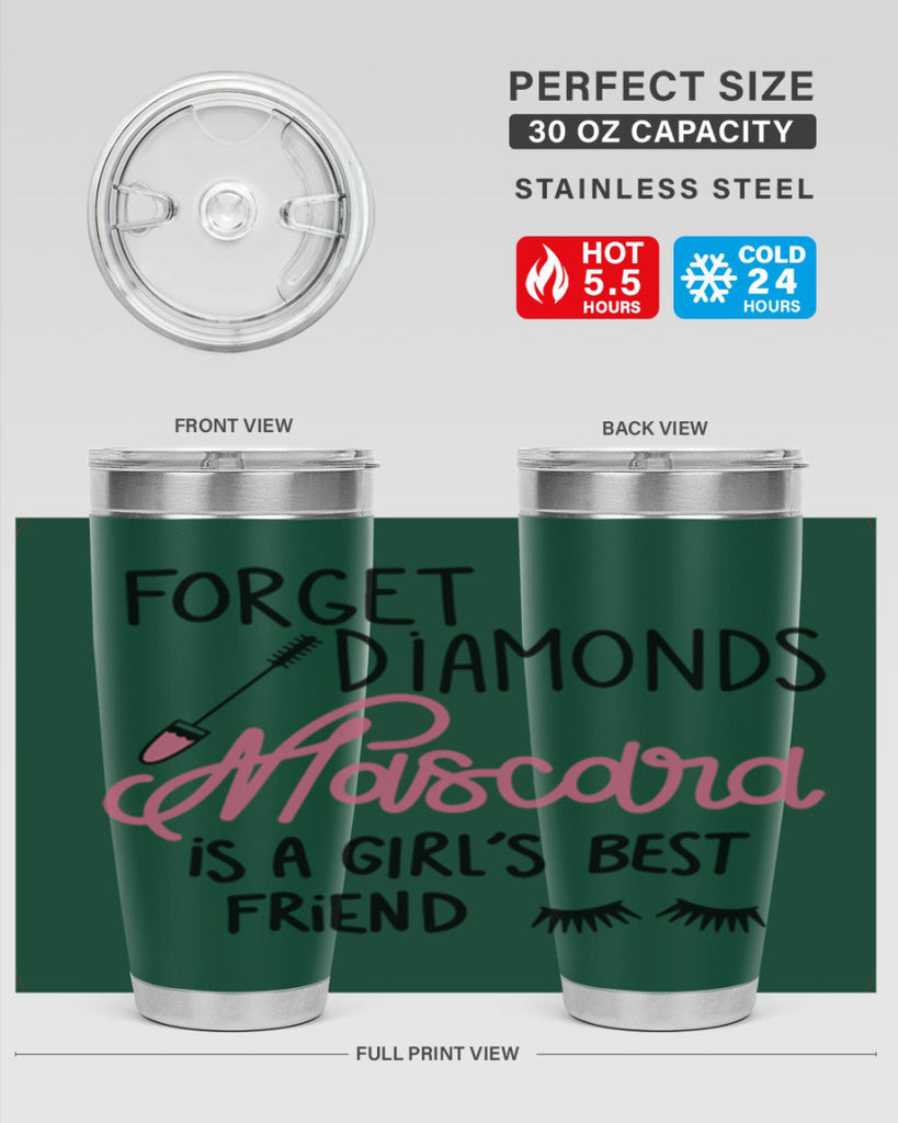 Forget Diamonds Mascara is a Girls Best Friend Style 100#- make up- Tumbler
