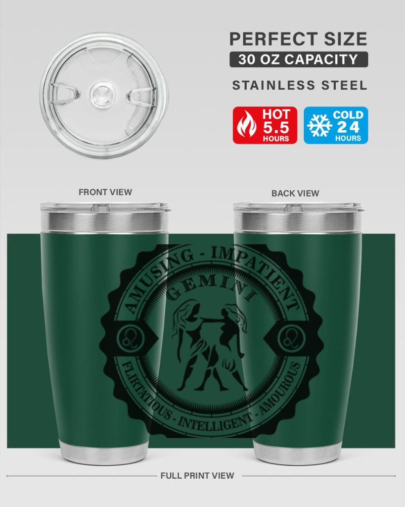 Gemini 11#- zodiac- Tumbler