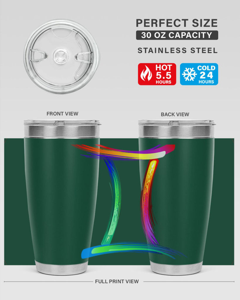 Gemini 222#- zodiac- Tumbler