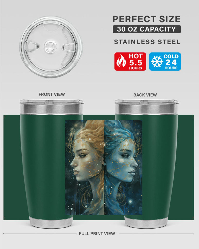 Gemini 56#- zodiac- Tumbler