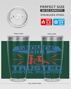 Genuine and Trusted Hospital Volunteer Style 2#- volunteer- Tumbler