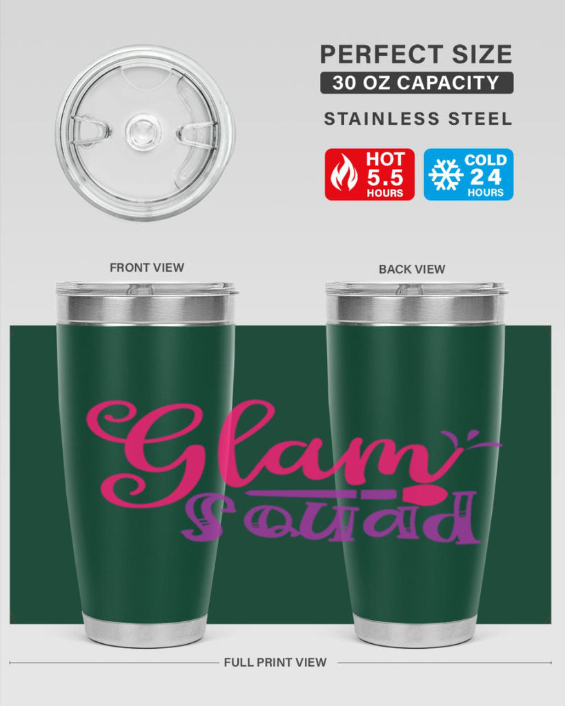 Glam Squad Style 237#- make up- Tumbler