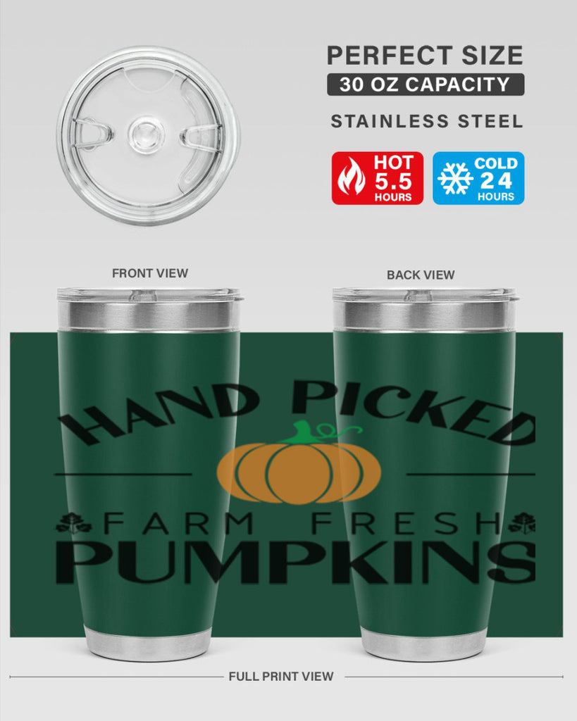 Hand Picked Farm Fresh Pumpkins 215#- fall- Tumbler