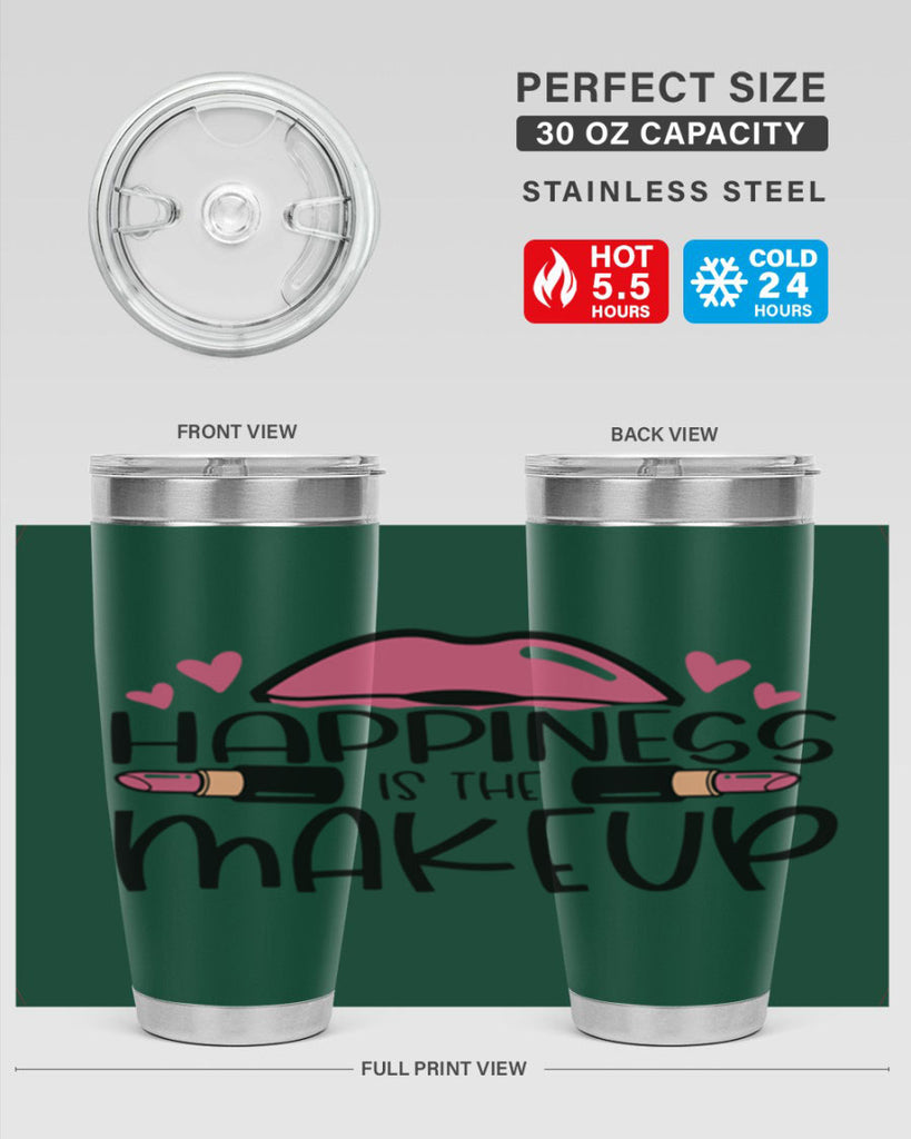 Hapiness Is The Makeup Style 95#- make up- Tumbler