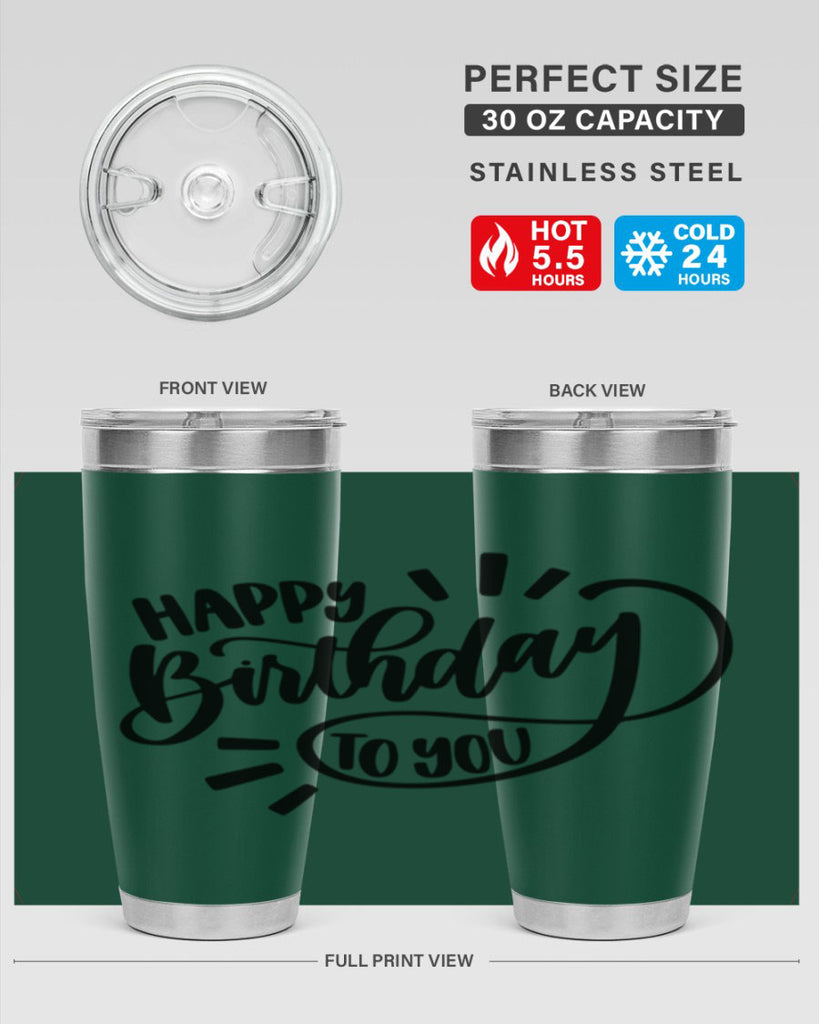 Happy Birthday To You Style 4#- birthday- tumbler