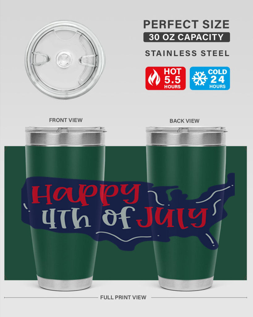 Happy th Of July Style 153#- Fourt Of July- Tumbler