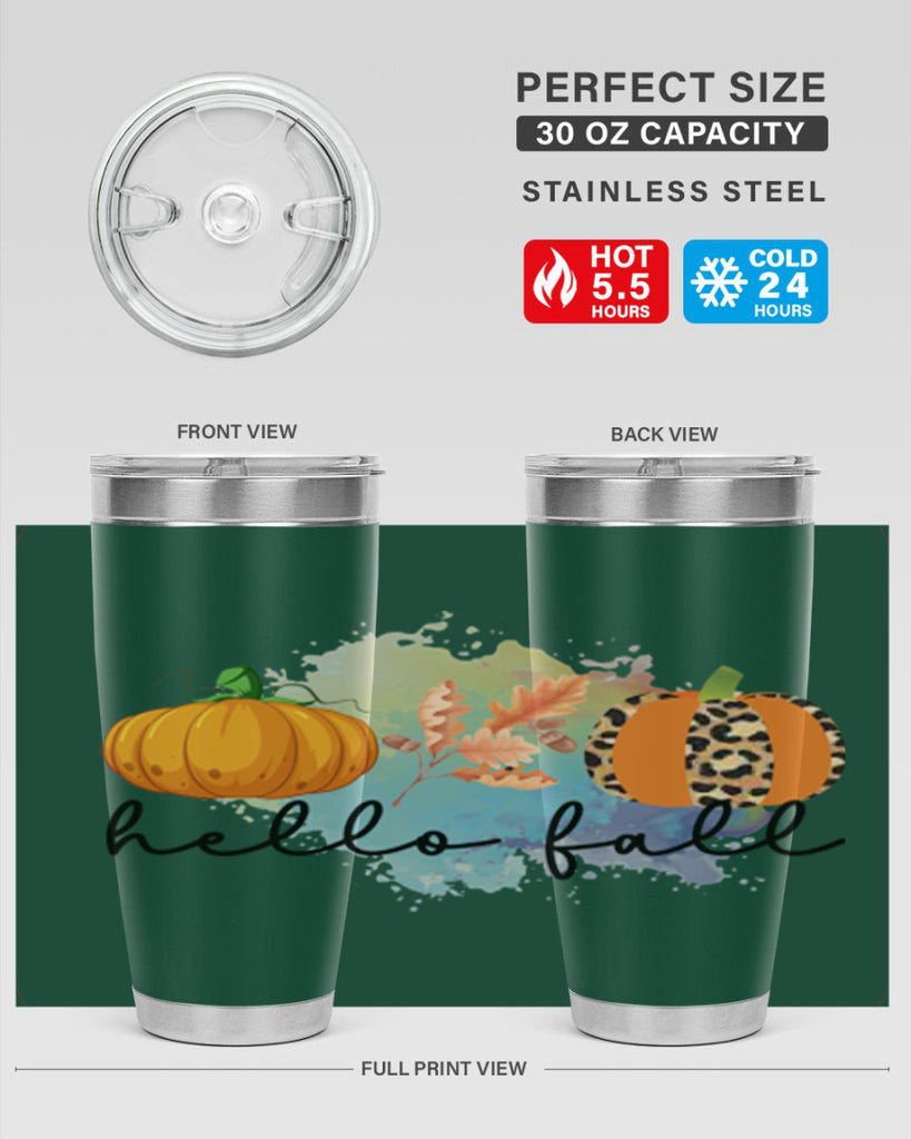 Hello Fall 277#- fall- Tumbler