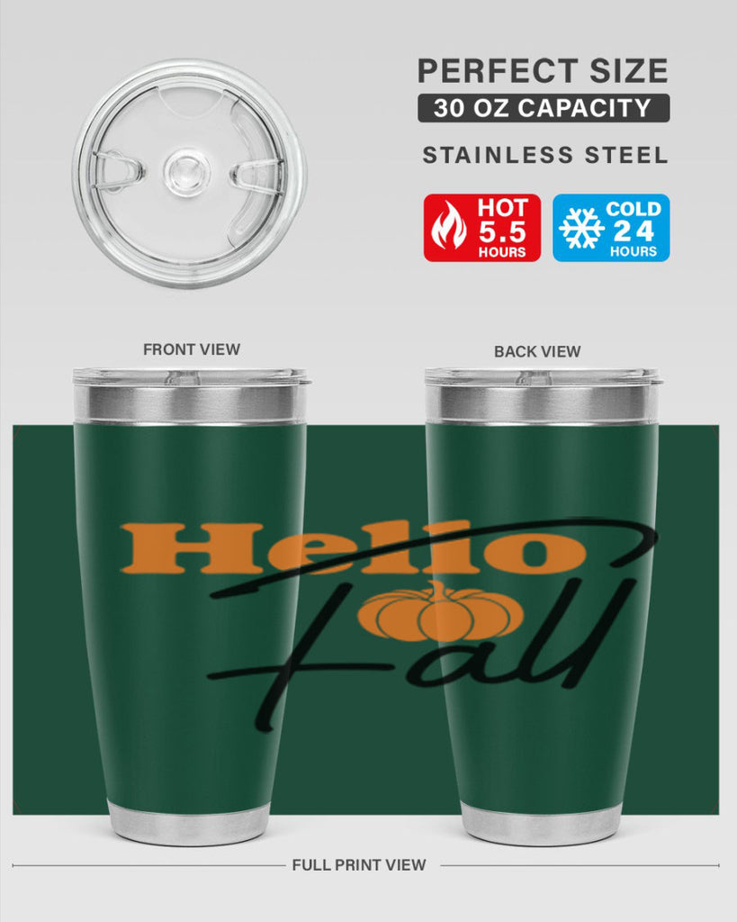 Hello Fall 279#- fall- Tumbler