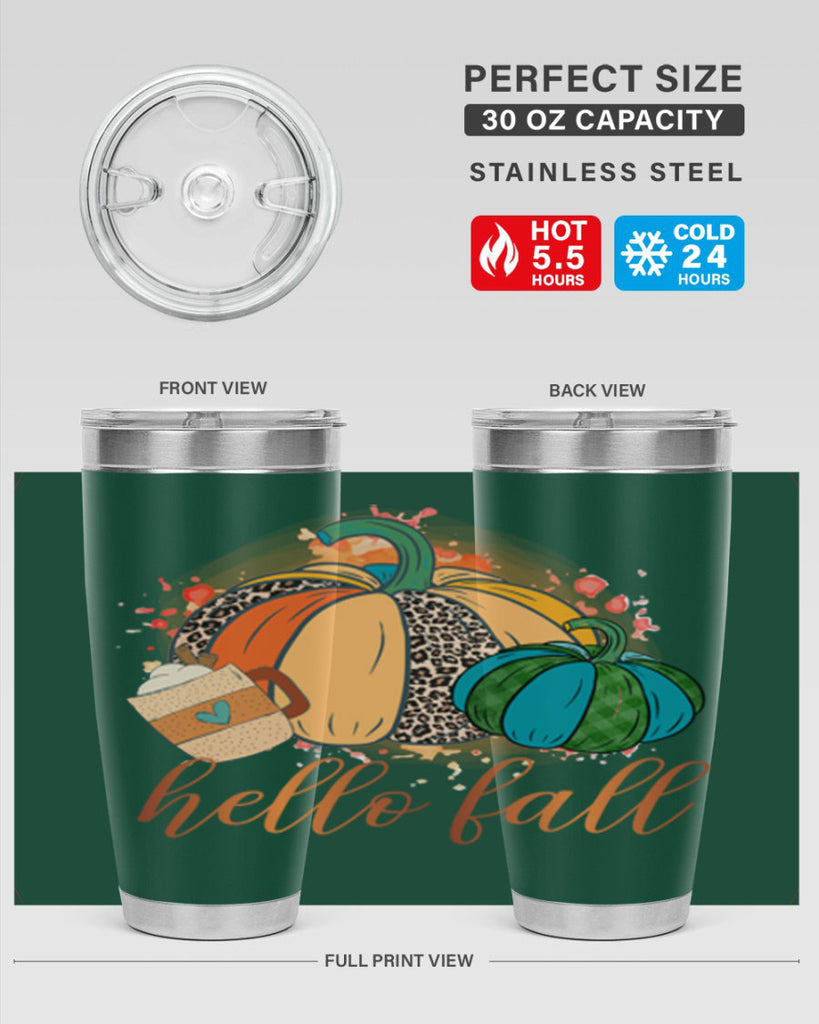 Hello Fall 282#- fall- Tumbler