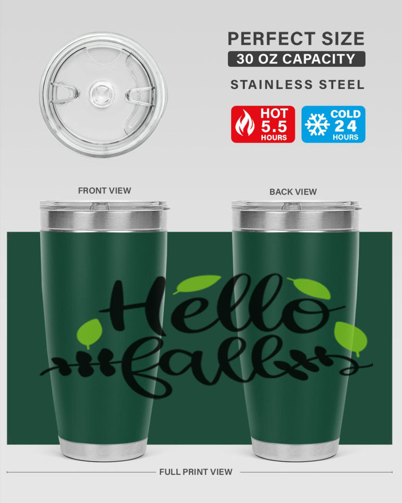 Hello Fall 283#- fall- Tumbler