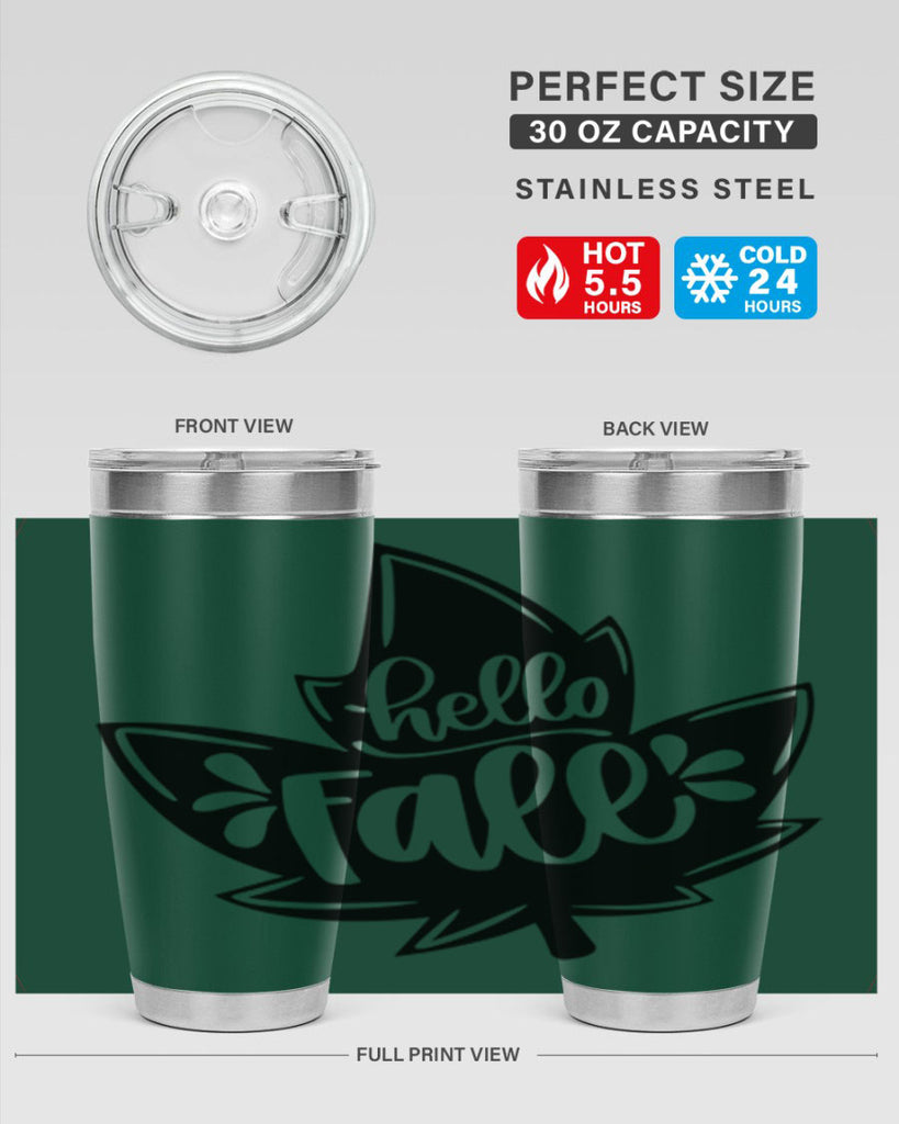 Hello Fall 494#- fall- Tumbler