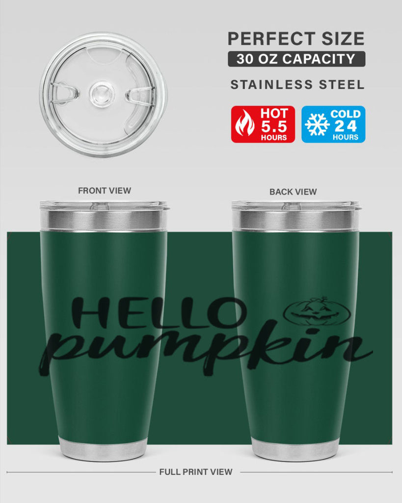 Hello Pumpkin 286#- fall- Tumbler