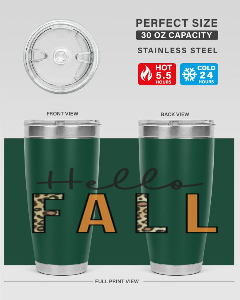 Hello fall 276#- fall- Tumbler