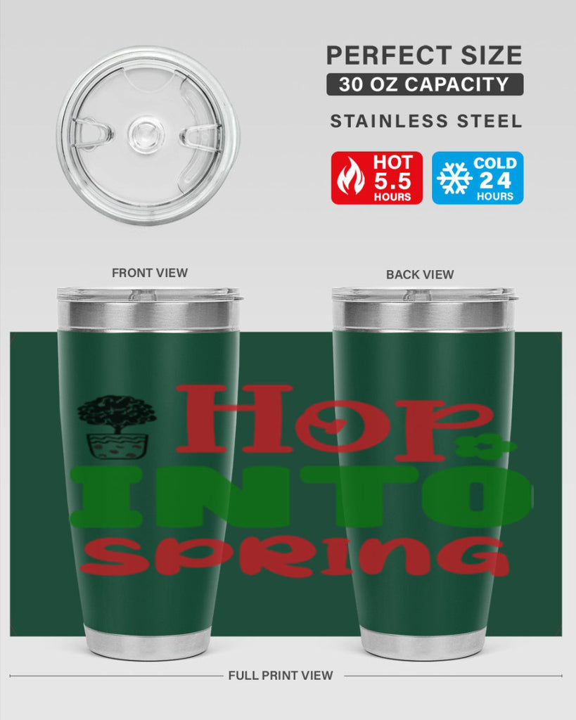 Hop into Spring 251#- spring- Tumbler