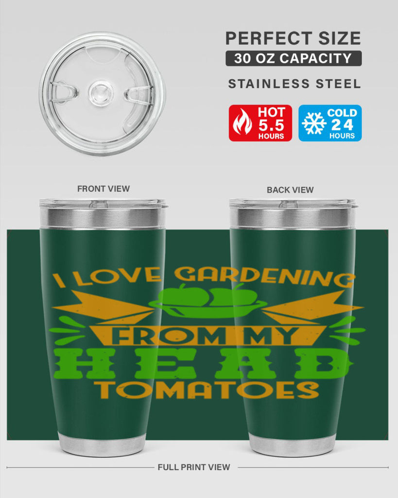 I love gardening from my head tomatoes 54#- farming and gardening- Tumbler