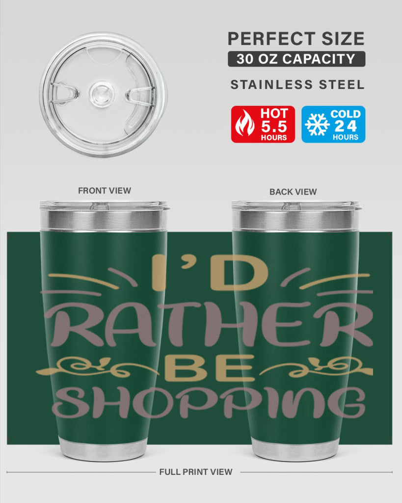 Id Rather Be Shopping 109#- fashion- Cotton Tank