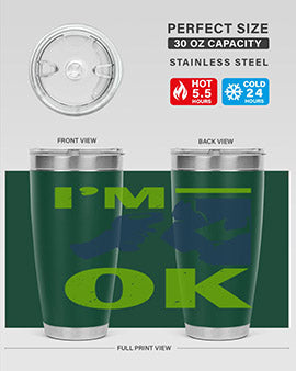 Im ok Style 30#- corona virus- Tumbler