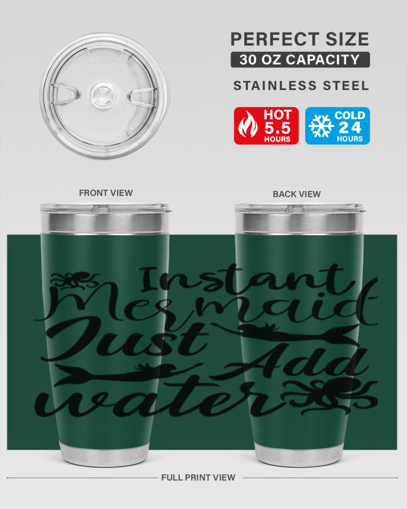 Instant Mermaid Just Add Water 270#- mermaid- Tumbler