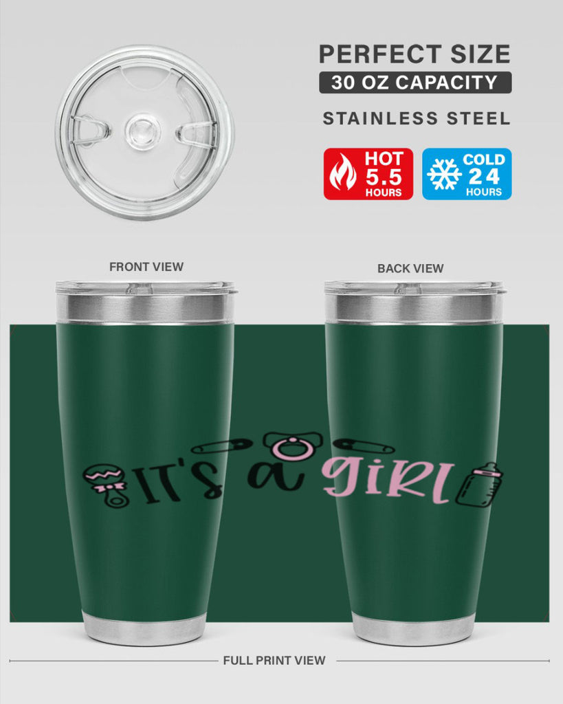 Its A Girl Style 78#- baby- tumbler