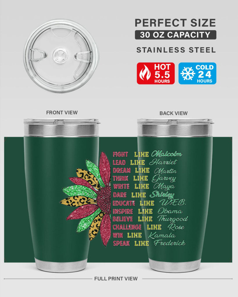 Juneteenth Sunflower Design 17#- Juneteenth- tumbler