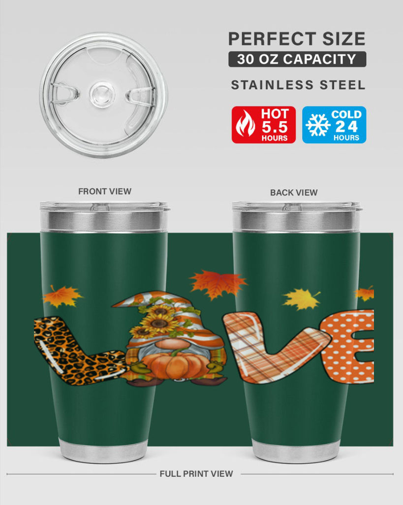 LOVEFallGnomeAutumn 416#- fall- Tumbler