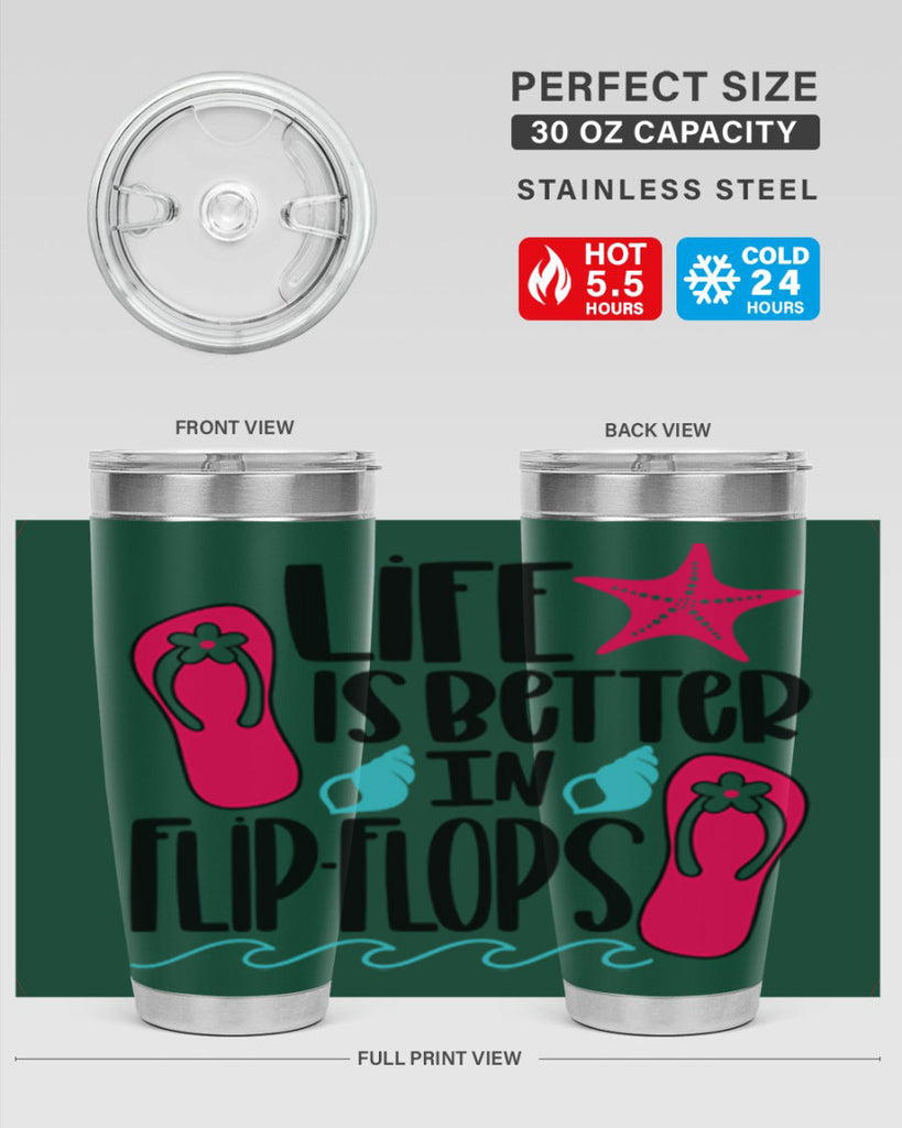 Life Is Better Is FlipFlops Style 31#- summer- Tumbler