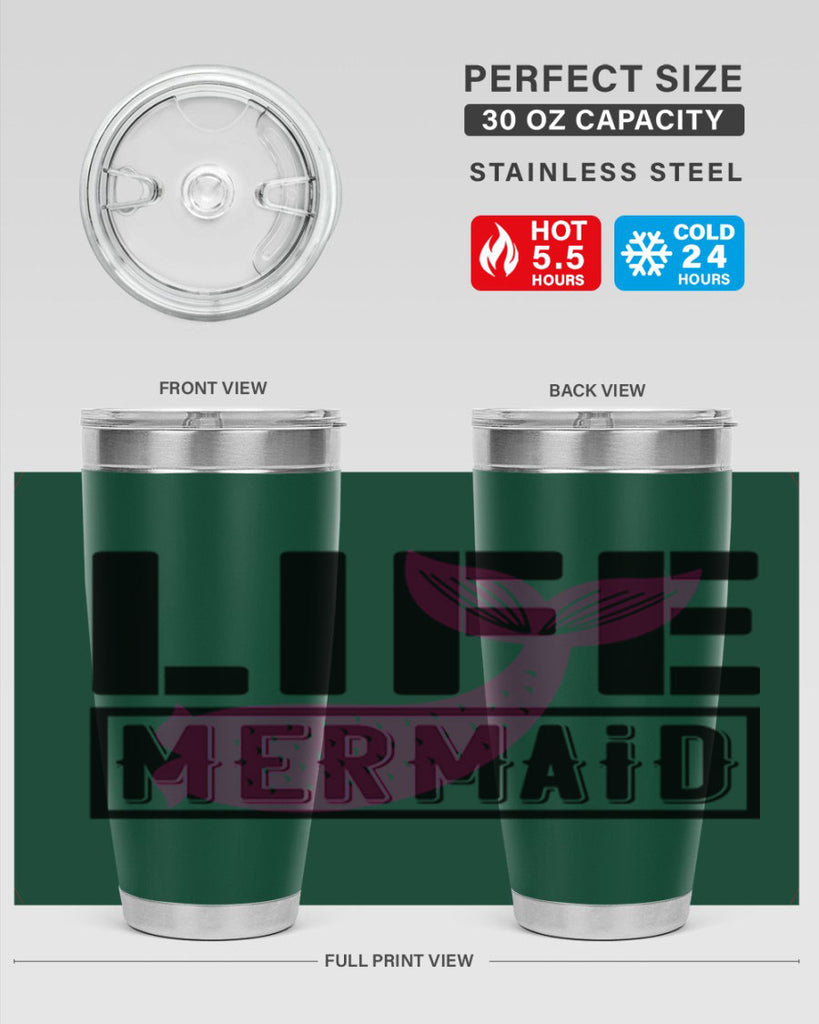 Life mermaid 303#- mermaid- Tumbler