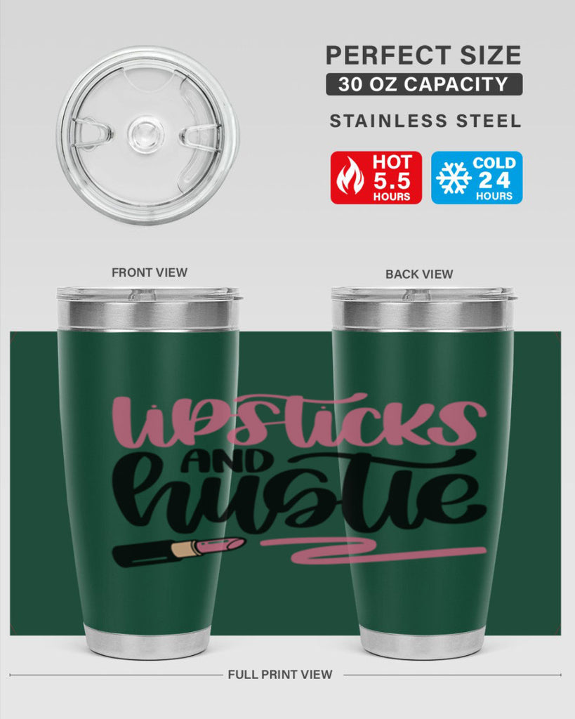 Lipstick And Hustie Style 58#- make up- Tumbler