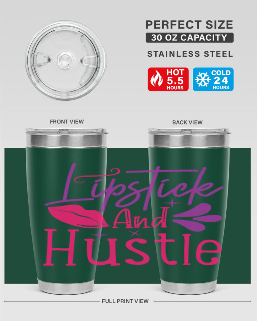Lipstick And Hustle Style 229#- make up- Tumbler