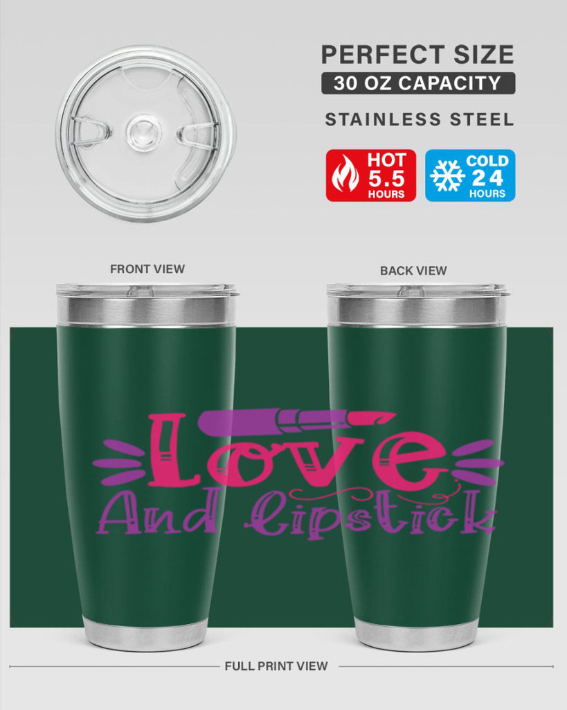 Love And Lipstick Style 225#- make up- Tumbler
