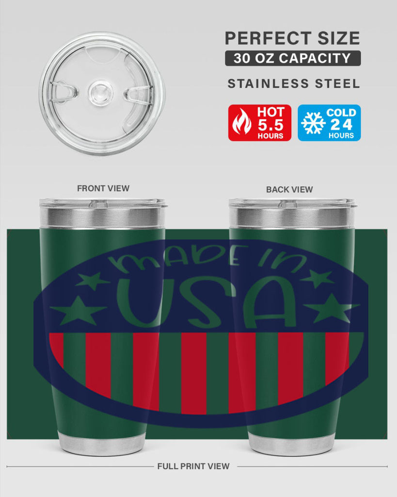 Made In USA Style 165#- Fourt Of July- Tumbler