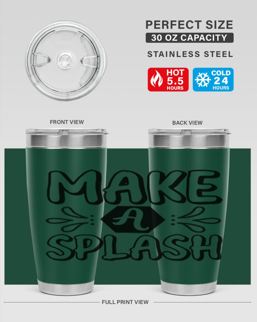 Make a splash 310#- mermaid- Tumbler