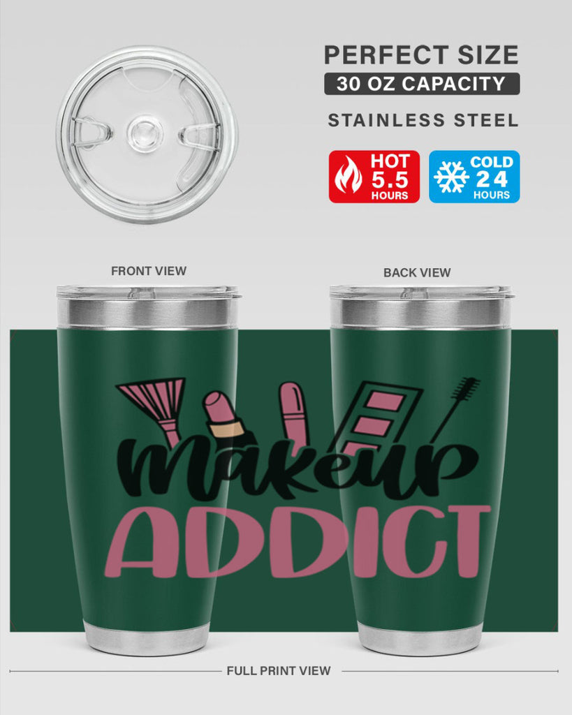 Makeup Addict Style 55#- make up- Tumbler