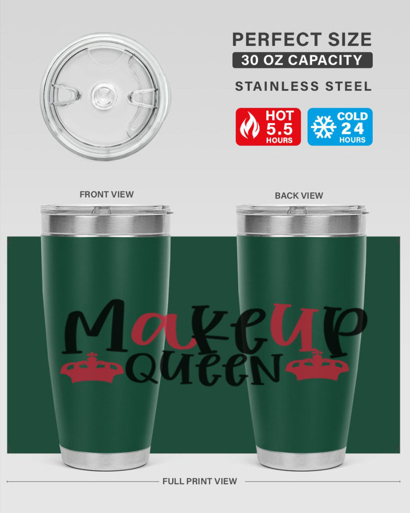 Makeup Queen design Style 223#- make up- Tumbler