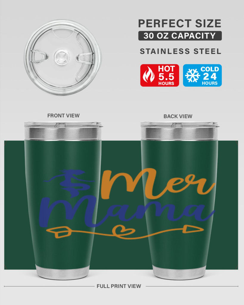 Mer Mama 331#- mermaid- Tumbler